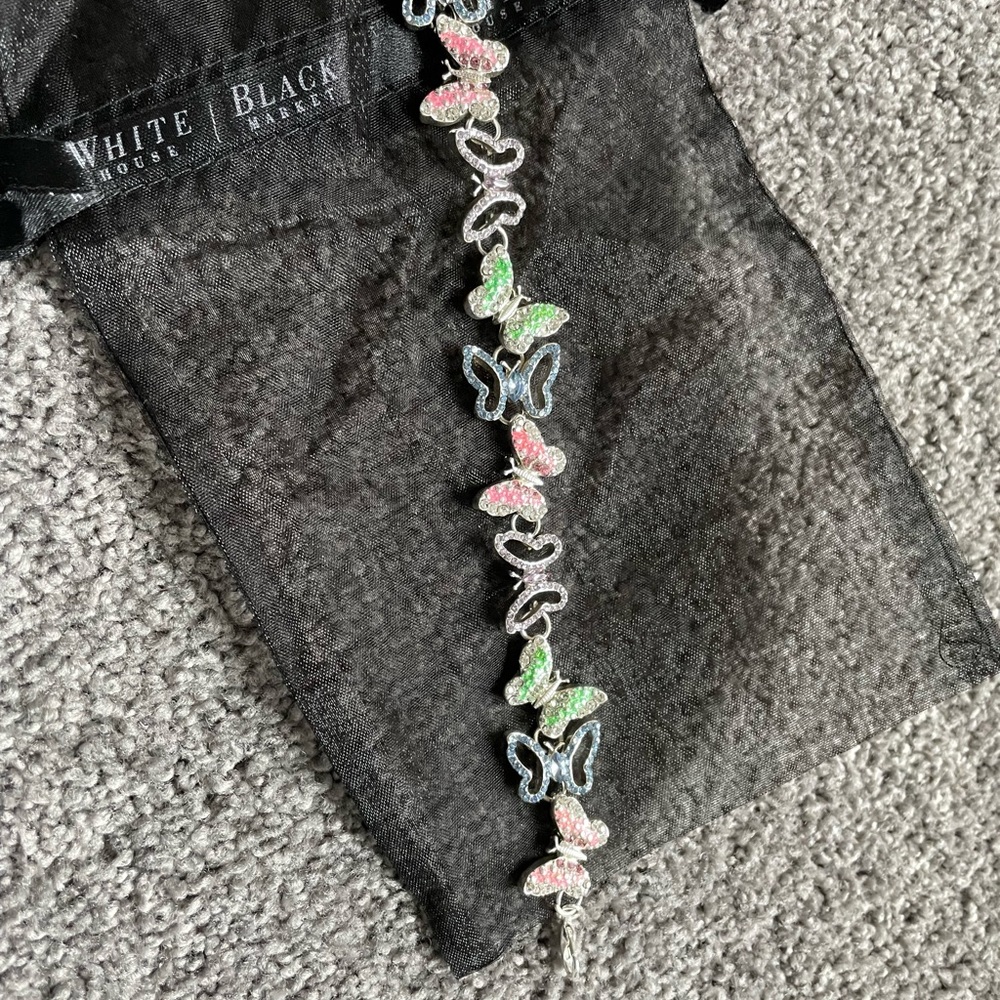 Butterfly multi color bracelet - Picture 1 of 9